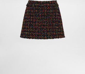 Dolce & Gabbana Tweed Miniskirt - Woman Skirts Multicolor 44