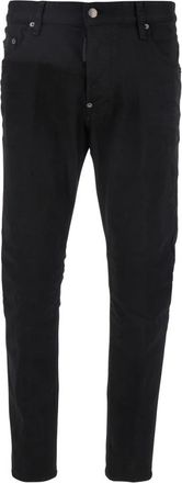 Dsquared2 Heren, Jeans, Zwart, Maat: XL Katoen