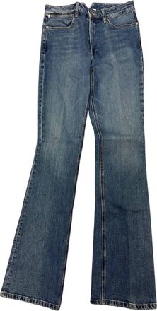 SPRWMN Womens Micro Flare Jean In Blue