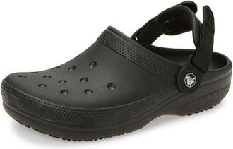 Crocs Classic Work Clog in Black at Nordstrom, Size 10 Womens