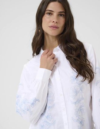 Cream Womens Jolene shirt - White/White - Size: 16