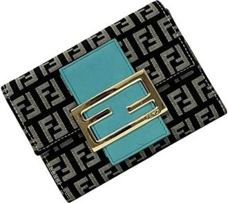 Fendi Pre-owned Vintage Portemonnee - Dames - Vintage Accessoires - Veelkleurig - ONE Size - Vintage