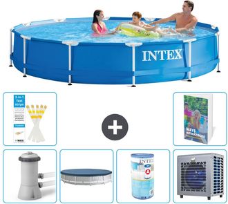 Intex Piscina Con Estructura Redonda - 366x76 Cm - 7-piezas S203