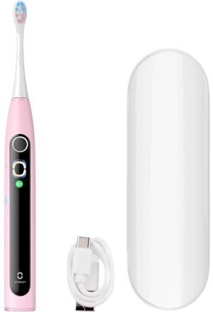 OEM Set De Cepillo De Dientes El&eacute;ctrico Oclean X Para Ni&ntilde;os, Color Rosa
