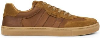 Koel Helio Suede Barfussschuhe f&uuml;r Herren | braun/beige