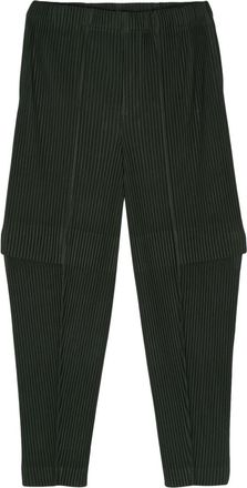 Homme Pliss&eacute; Issey Miyake Cargo trousers - men - Polyester - 2 - Green