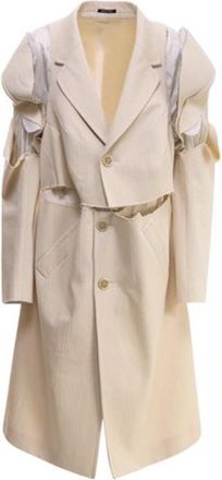 Maison Margiela Deconstructed Cotton Trench Coat