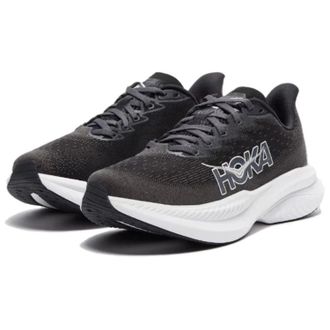 Hoka One One Mach 6 1147790-BWHT Sneakers Black White Low Top Running Shoes