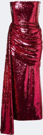 Alex Perry Sequined bustier dress