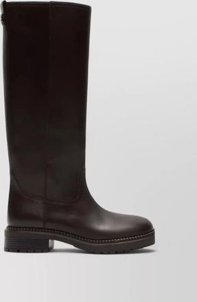 Casadei leather knee boots