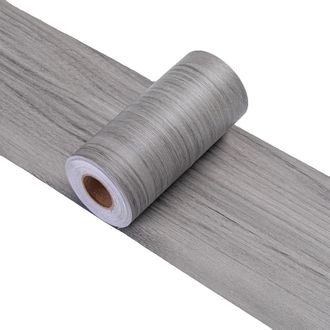 OEM Adhesivo Decorativo Para Marcos De Puertas, Estilo Madera, Aplicaci&oacute;n Vers&aacute;til, Nogal Gris, 5 M X 10 Cm