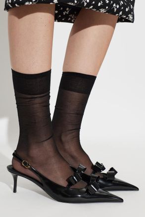 Dolce & Gabbana Leather Heeled Shoes, Womens, Black