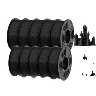 OEM Filamento Para Impresora 3d, Alto Rendimiento, Sin Burbujas, Pla Meta 10 Negro