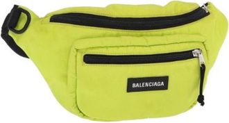 Balenciaga Pre-owned Belt Bags, female, Yellow, Size: ONE SIZE Pre-owned Nylon Belt Bag