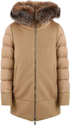 Moorer Fresia-Le Coat - Dames - Winterjassen - Bruin - S - Jassen