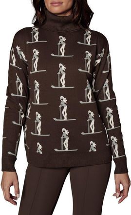 Alp N Rock Nala Vintage Ski Sweater in Coffee at Nordstrom, Size X-Large