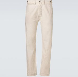 Ralph Lauren Cotton canvas straight pants