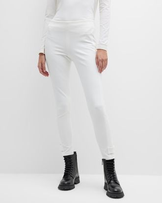 Moncler Fitted Full Length Trousers