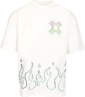 Amiri Hombre, Camisetas, Blanco, Talla: S