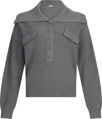 Liu Jo Maglione a coste - Grigio