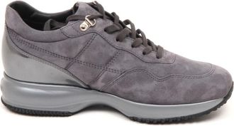 Hogan Interactive Schoenen met Stiksels - Dames - Sneakers - Grijs - 40 EU - Schoenen
