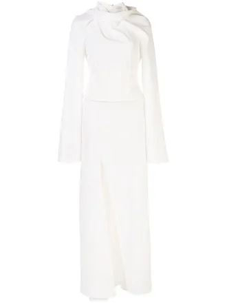 Ellery Asymmetrische jurk - Wit