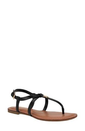 Tommy Hilfiger Lohian T-Strap Sandal in Black at Nordstrom Rack, Size 7.5