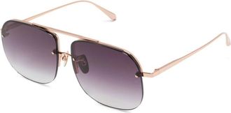 Linda Farrow Lfl 1539 C3Sun Zonnebrillen - unisex - Zonnebrillen - Roze - 62 MM - Accessoires