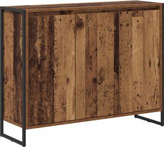 vidaXL Armario Auxiliar Madera Vieja 96,5 X 30 X 75 Cm Vidaxl
