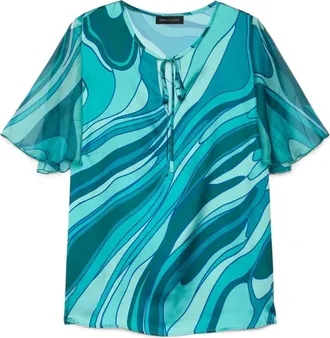 Fiorella Rubino Donna, Camicette, Verde, 5Xl, new