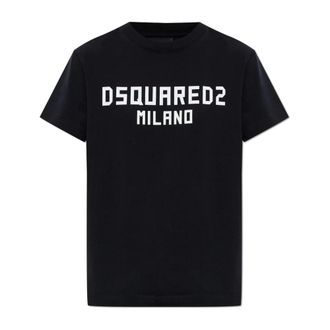 Dsquared2 T-Shirts, female, Black, Size: 2XS Logo-printed T-shirt
