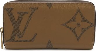 Louis Vuitton Monogram Brown Light Brown Monogram Monogram Reverse Long Wallet (Bi-Fold) (Pre-Owned)
