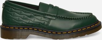 Dr. Martens Wasted Youth Penton Leather Loafers Green