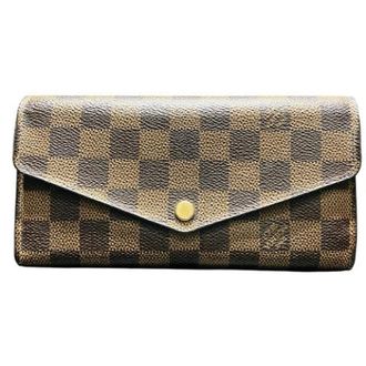 Louis Vuitton Pre-owned Portefeuille Sarah Damier Long Wallet - unisex - Louis Vuitton Vintage - Vintage Wallets - Brown - ONE SIZE - Pre-owned