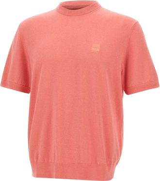 HUGO BOSS Heren, Truien, Roze, Maat: XL Katoen