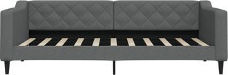 vidaXL Day Bed without Mattress Dark Grey 90x190 cm Single Fabric vidaXL