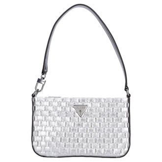 Guess Tassen, Dames, Grijs, ONE Size, Leer, Tassen.. Zilver