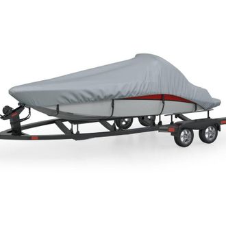 vidaXL Cubierta De Barco Funda De Barco Gris Largo 427-488 Cm Ancho 229 Cm Vidaxl