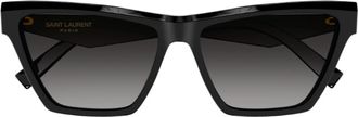 Saint Laurent Eyewear Saint Laurent Sl M103 Linea Monogram 001 Black Grey Sunglasses