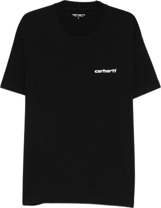 Carhartt Work in Progress S/S Archive Lines T-Shirt - Heren - T-shirts - Zwart - L - Katoen - Tops