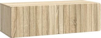 vidaXL Mueble De Tv De Pared 98 X 41 X 30 Cm Roble Sonoma Vidaxl