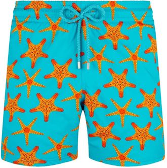 Vilebrequin Moorise Zwemshorts - Heren - Strandmode - Groen - L - Katoen - Badmode