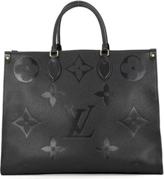 Louis Vuitton Pre-owned Monogram Empreinte Tote Bag - Dames - Vintage Shopper - Zwart - ONE Size - Leer - Vintage