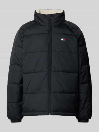 Tommy Jeans Steppjacke mit Logo-Stitching Modell VAIL in Black, Größe M