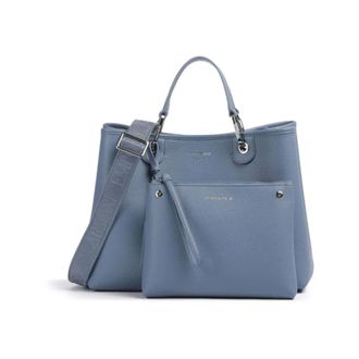 Emporio Armani Tassen, Dames, Blauw, ONE Size, Denim, Tote Bag