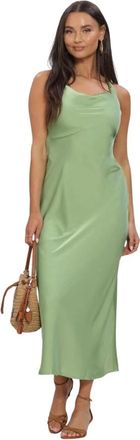Modstr&ouml;m Aijamd Dress - Dames - Casual kleedjes - Groen - M - Kleedjes