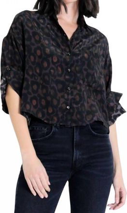 Karina Grimaldi Malaga Print Shirt In Animal