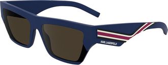 Karl Lagerfeld KL6163S 401 Womens Sunglasses Blue Size 59