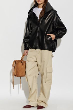 Balenciaga Cargo Trousers, Womens, Beige