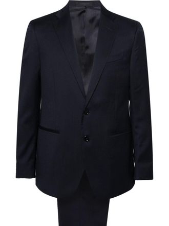 Corneliani Pak met enkele rij knopen - Blauw